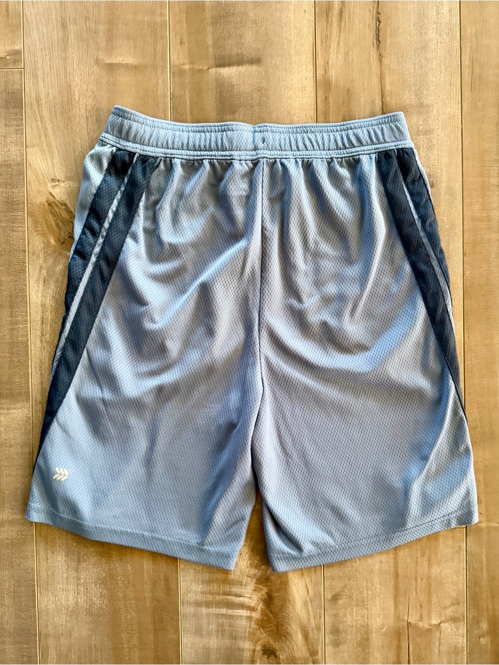 All In Motion Active Blue Drawstring Training Shorts with Pockets - Picture 7 of 11